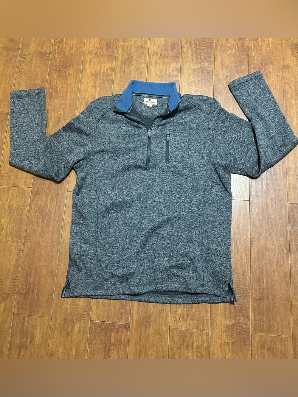 Woolrich Pullover Sweater Men's Size Large Quarter Zip.